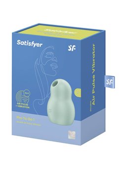 Satisfyer Pro To Go 1 Double Air Pulse Stimulator & Vibrator - GReen