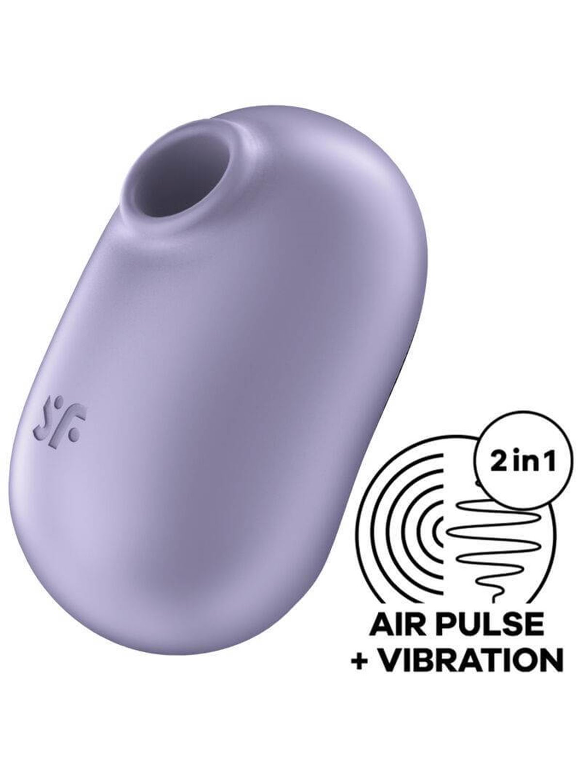 Satisfyer Pro To Go 2 Double Air Pulse Stimulator & Vibrator - Violet