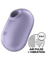Satisfyer Pro To Go 2 Double Air Pulse Stimulator & Vibrator - Violet