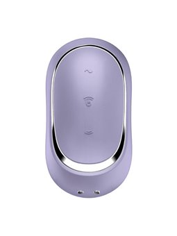 Satisfyer Pro To Go 2 Double Air Pulse Stimulator & Vibrator - Violet
