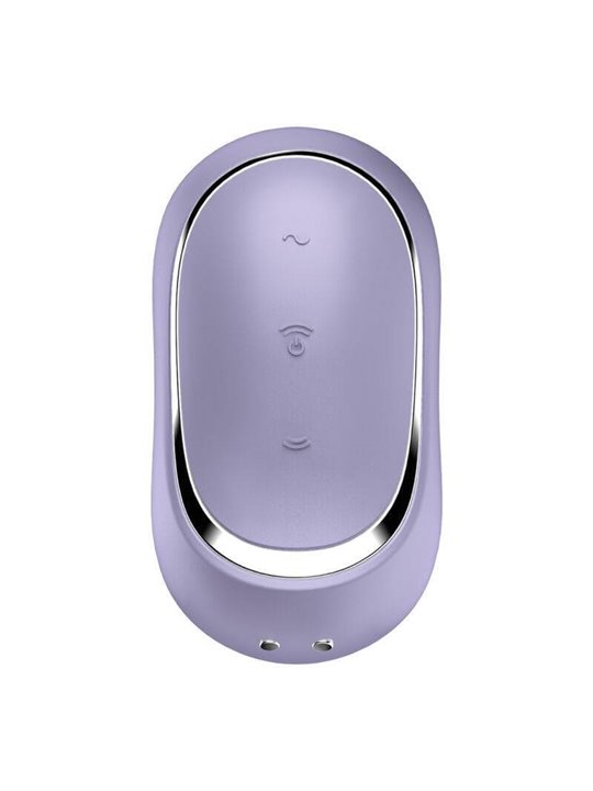 Satisfyer Pro To Go 2 Double Air Pulse Stimulator & Vibrator - Violet