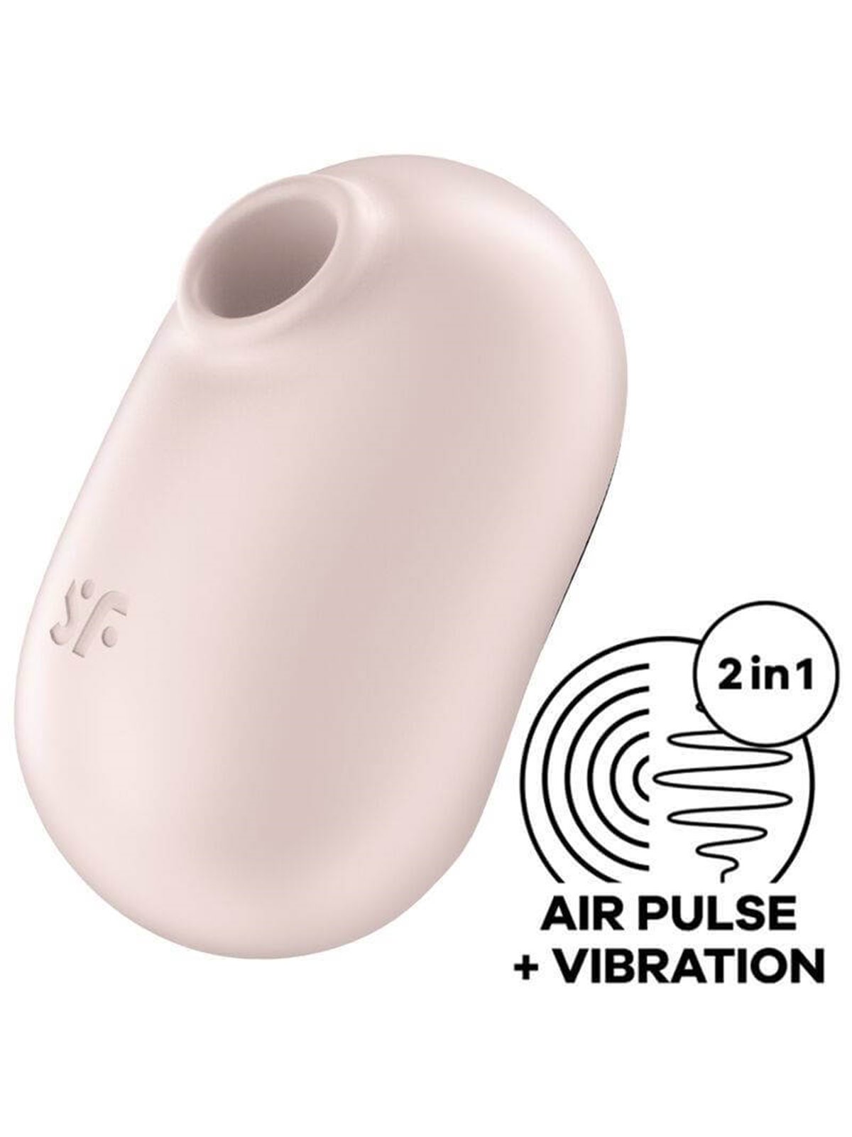 Satisfyer - Pro To Go 2 Double Air Pulse Stimulator & Vibrator Beige