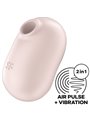 Satisfyer - Pro To Go 2 Double Air Pulse Stimulator & Vibrator Beige