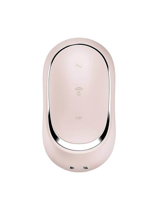 Satisfyer - Pro To Go 2 Double Air Pulse Stimulator & Vibrator Beige