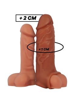 Virilxl - Liquid Silicone V9 Brown Penis Extension