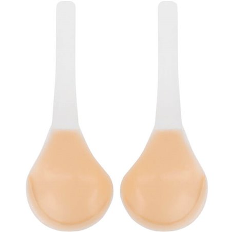 Bye-Bra Sculpting - Coppe Reggiseno Push-Up in Silicone Riutilizzabili - Coppa F Beige