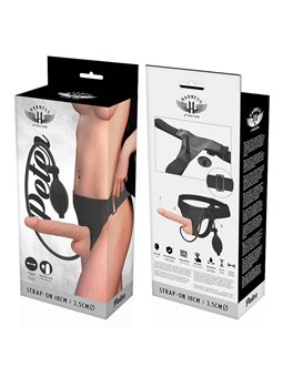 Harness Attraction - Rnes Peter with Inflatable Penis 18 X 3.5CM