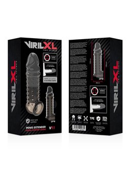 Virilxl - Penis Extension And Sheath V11 Black