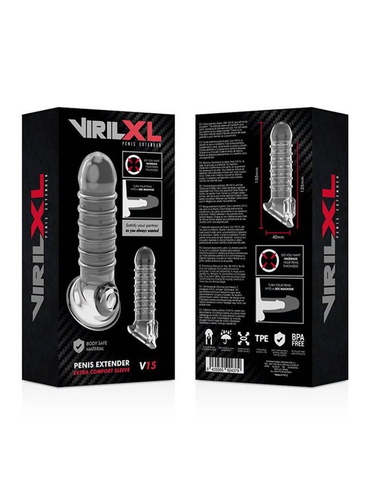 Virilxl - Penis Extension And Sheath V15 Transparent