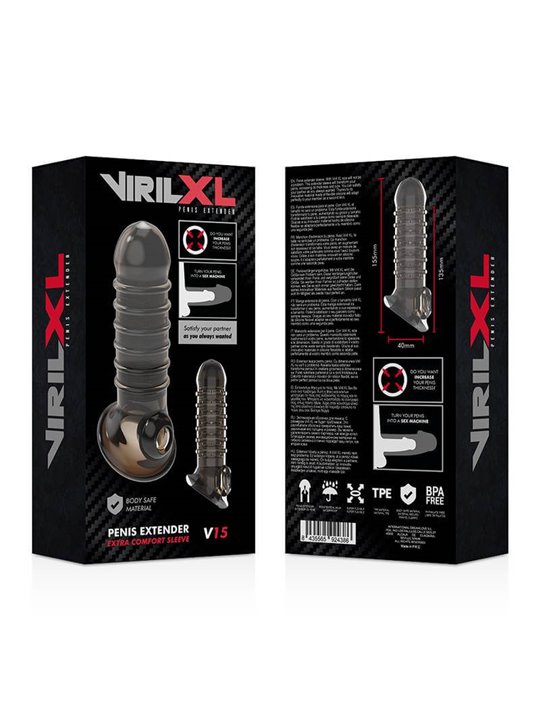 VirilXL - Penis Extension and Sheath V15 Black
