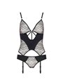 Casmir Lagerta - Set 2 Pz Corsetto con Reggicalze + Slip - Taglia L/XL