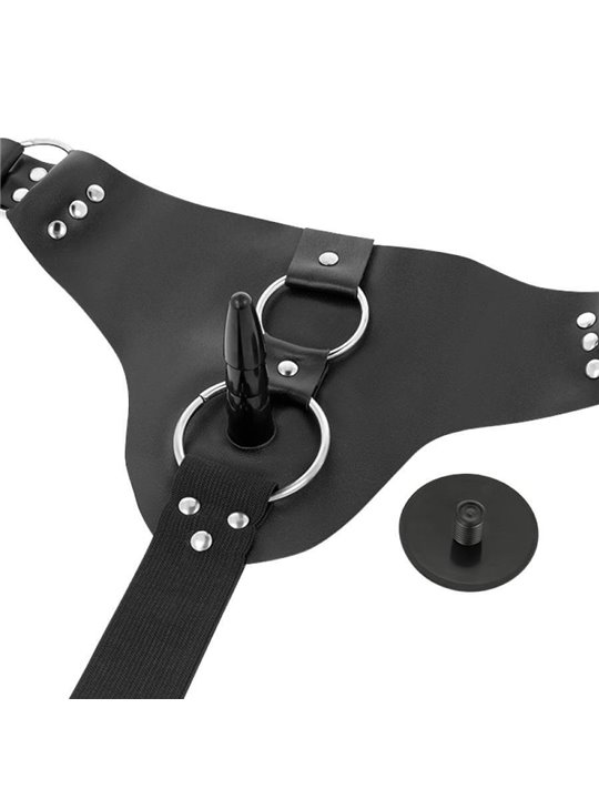 Harness Attraction Murdock - Strap-On Doppio Pene 19,8 + 15 Cm