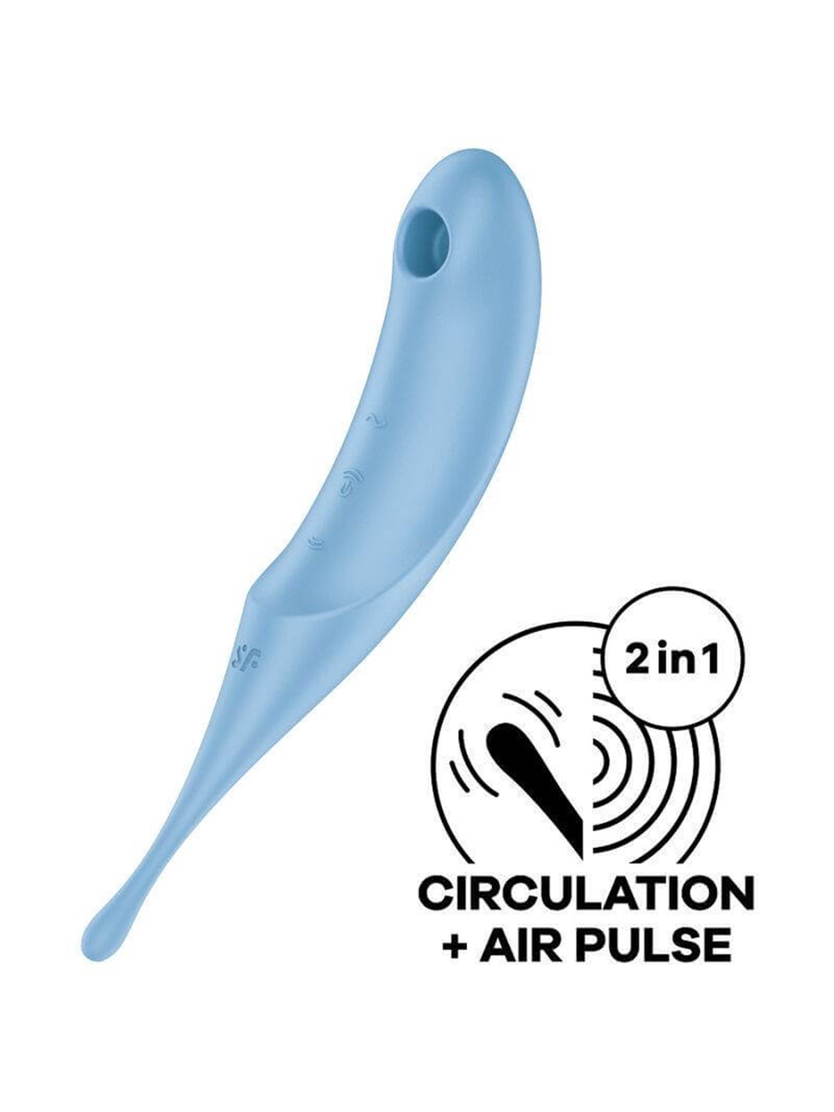 Satisfyer - Twirling Pro Air Pulse Stimulator & Vibrator Blue