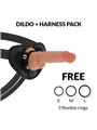 Cyber Silicock - Strap-On Ansel with 3 Rings Free