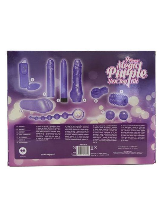 Just For You Mega Purple Sex Toy Kit,