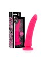 Delta Club -  Toys Harness + Dong Pink Silicone 17 X 3 CM