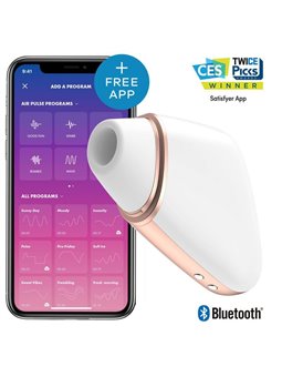 Satisfyer - Love Triangle Air Pulse Stimulator & Vibrator White