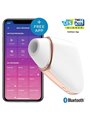 Satisfyer - Love Triangle Air Pulse Stimulator & Vibrator White