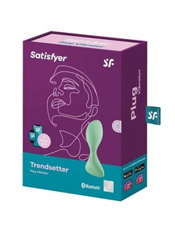 Satisfyer Trendsetter Vibrating Plug App - GReen