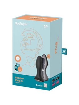 Satisfyer - Rotator Plug 2+ Vibrating Plug App Black