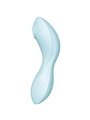 Satisfyer - Curvy Trinity 5 Air Pulse Stimulator & Vibrator App Blue