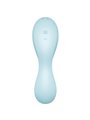 Satisfyer - Curvy Trinity 5 Air Pulse Stimulator & Vibrator App Blue