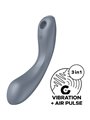 Satisfyer - Curve Trinity 1 Air Pulse Vibration GRey