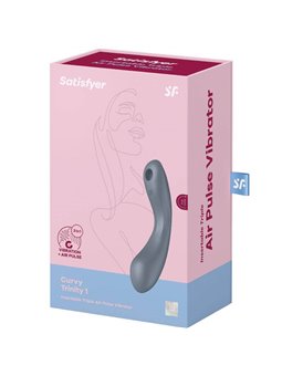 Satisfyer - Curve Trinity 1 Air Pulse Vibration GRey