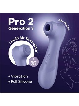 Satisfyer - Pro 2 Generation 3 Liquid Air Technology Lilac