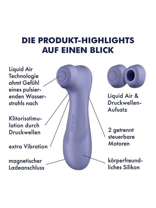 Satisfyer - Pro 2 Generation 3 Liquid Air Technology Lilac