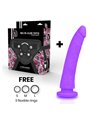 Delta Club -  Toys Arnes + Dong Purple Silicone 20 X 4 CM