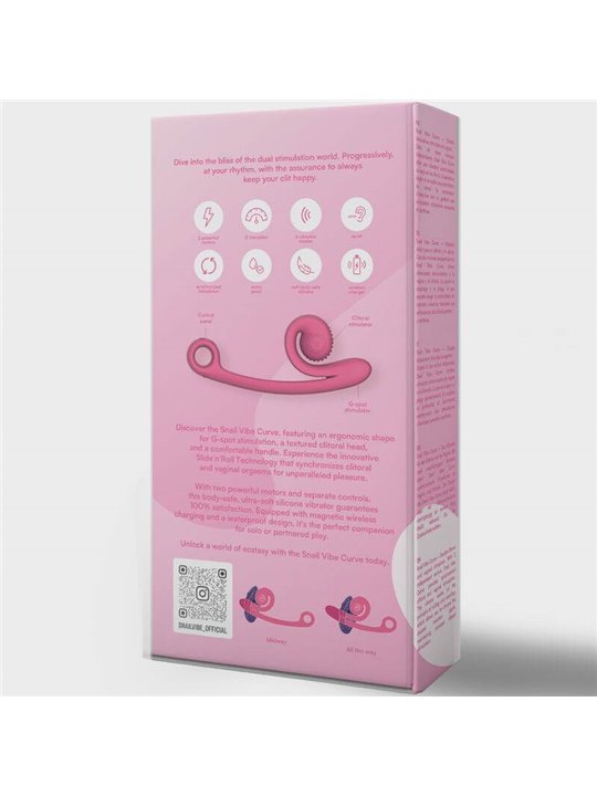Snail Vibe - Curve Vibrator Pink