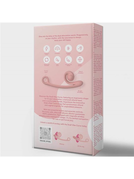 Snail Vibe - Curve Vibrator Peach