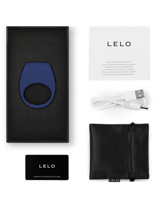 Lelo - Tor 3 Blue Vibrator Ring