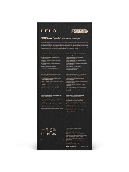 Lelo - Soraya Beads Anal Massager Black