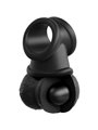 King Cock - Elite Deluxe Adjustable Harness Kit Ring with Testicles & Dildo 20.3 CM