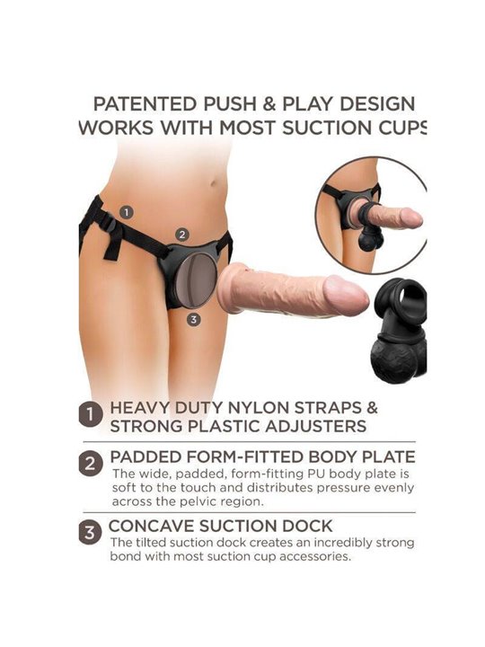 Pipedream - Set Strap On Deluxe Silic. Body Dock Kit