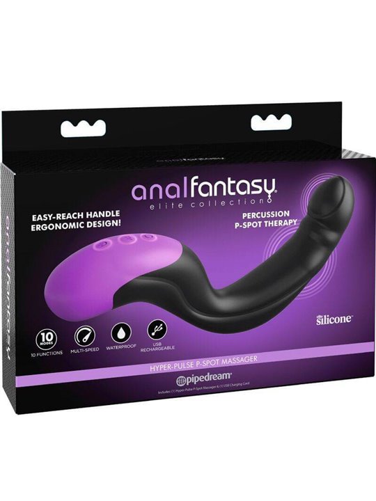 Anal Fantasy Hyper-Pulse P-Spot - Massaggiatore Anale Punto P in Silicone