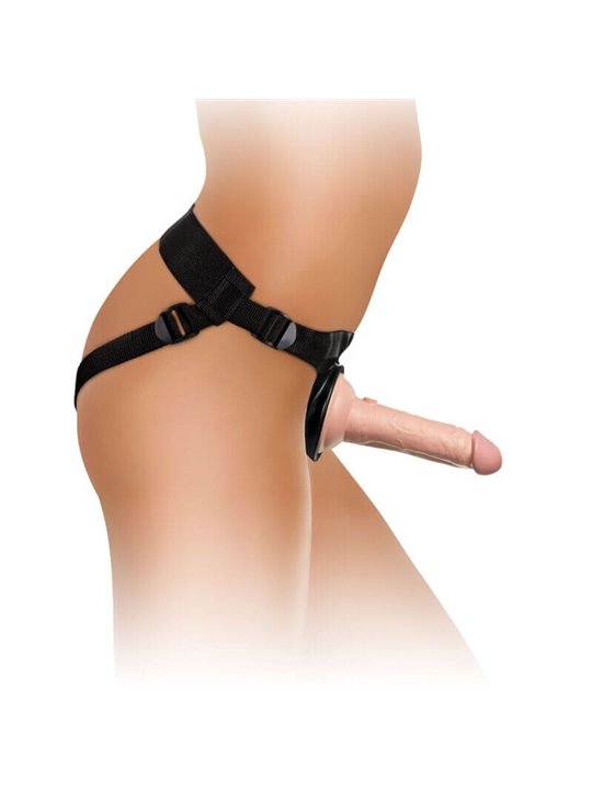 King Cock - Elite Adjustable Harness with Dildo 15.2 CM for Beginners