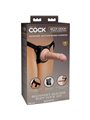 King Cock - Elite Adjustable Harness with Dildo 15.2 CM for Beginners