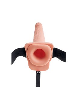 Fetish Fantasy Series - Adjustable Harness Realistic Penis With Balls Squirting 19 CM