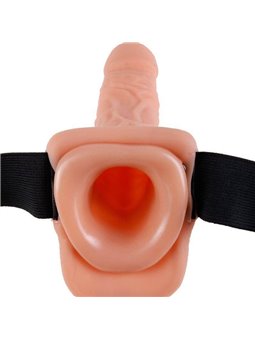 Fetish Fantasy Series - Adjustable Harness Remote Control Realistic Penis with Testicles 17.8 CM