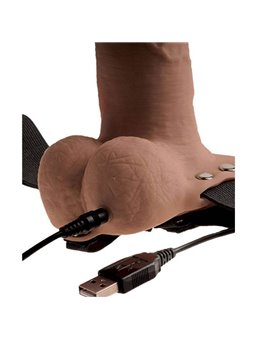 Fetish Fantasy Series - Vibratore Indossabile Strap On 6Inch Hollow Recharge Strap On
