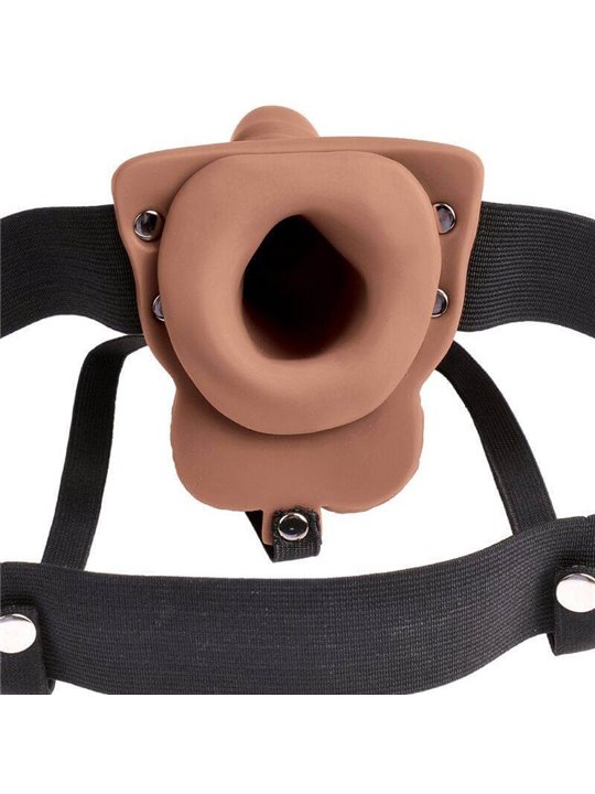 Fetish Fantasy Series - Vibratore Indossabile Strap On 6Inch Hollow Recharge Strap On