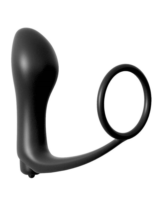 Anal Fantasy Elite Collection - Ass-Gasm Cockring Vibrator Plug