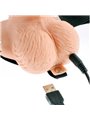 Fetish Fantasy Series - Adjustable Harness Remote Control Realistic Penis with Rechargeable Testicles and Vibrator 15 CM
