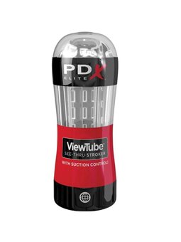 Pdx Elite - Stroker Viewtube Control Suction Transparent