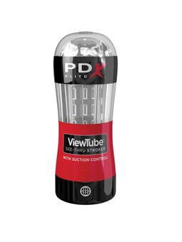 Pdx Elite - Stroker Viewtube Control Suction Transparent