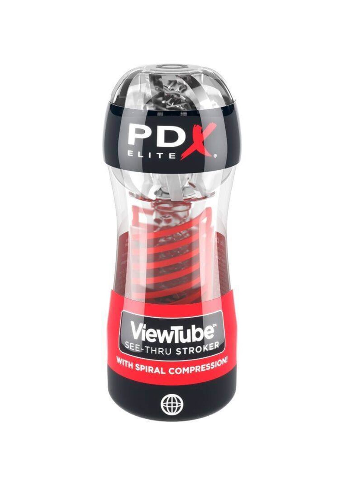 Pdx Elite - Stroker Viewtube 2 Spiral Compression Transparent