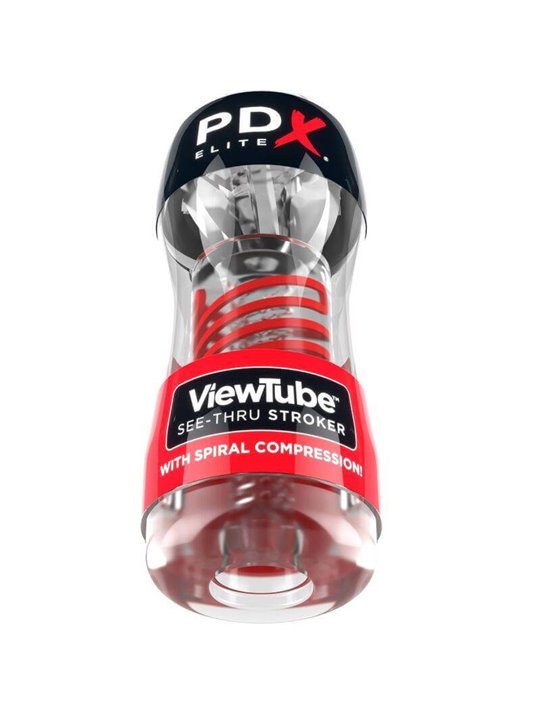 Pdx Elite - Stroker Viewtube 2 Spiral Compression Transparent